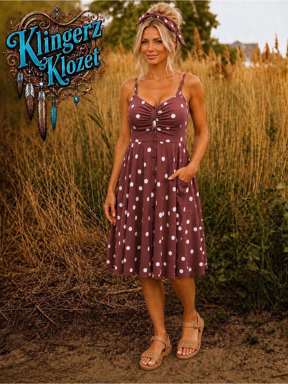 Polka Dot Midi Sundress by Torrid